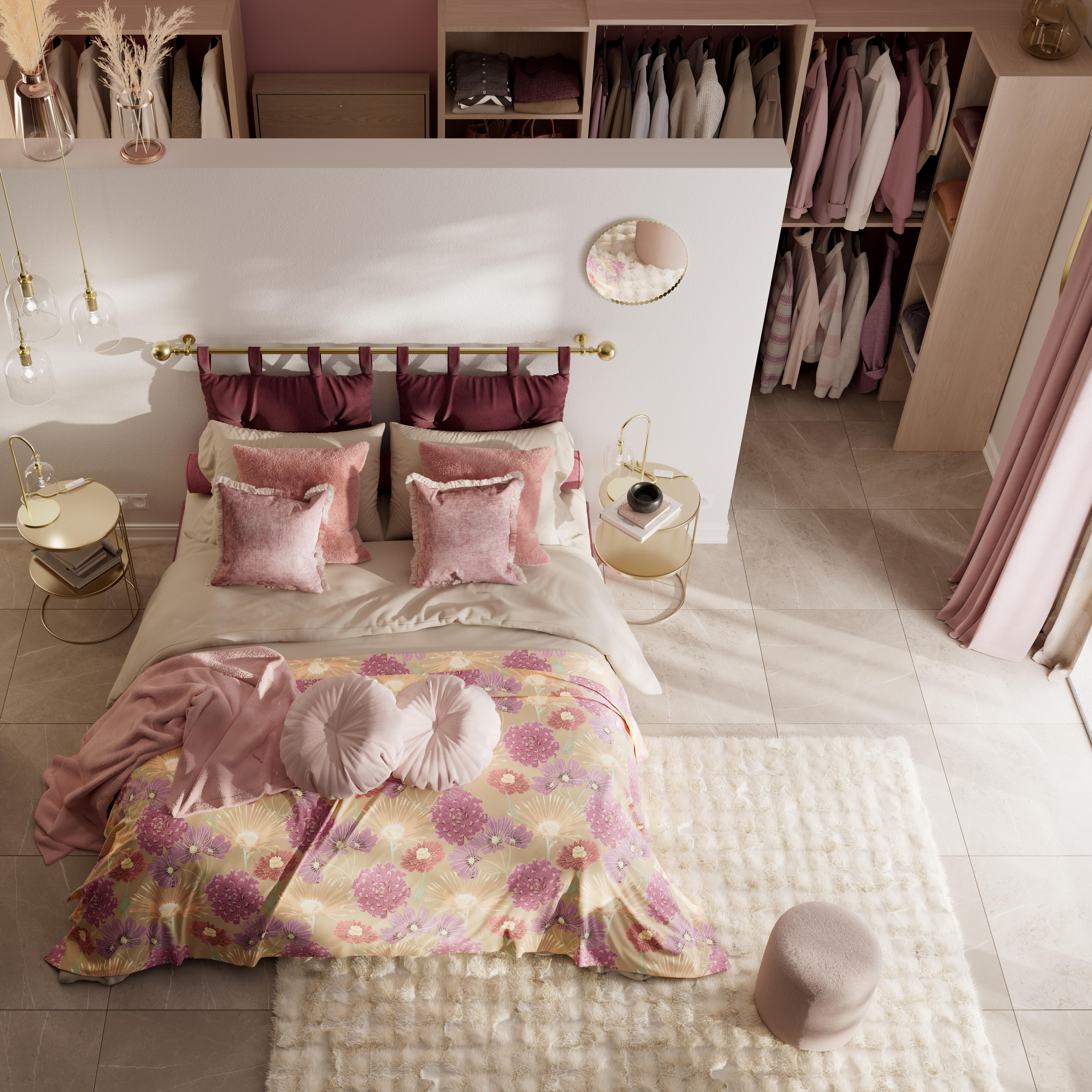 Almofada decorativa Swanny 45x45cm bistro Inspire - 3