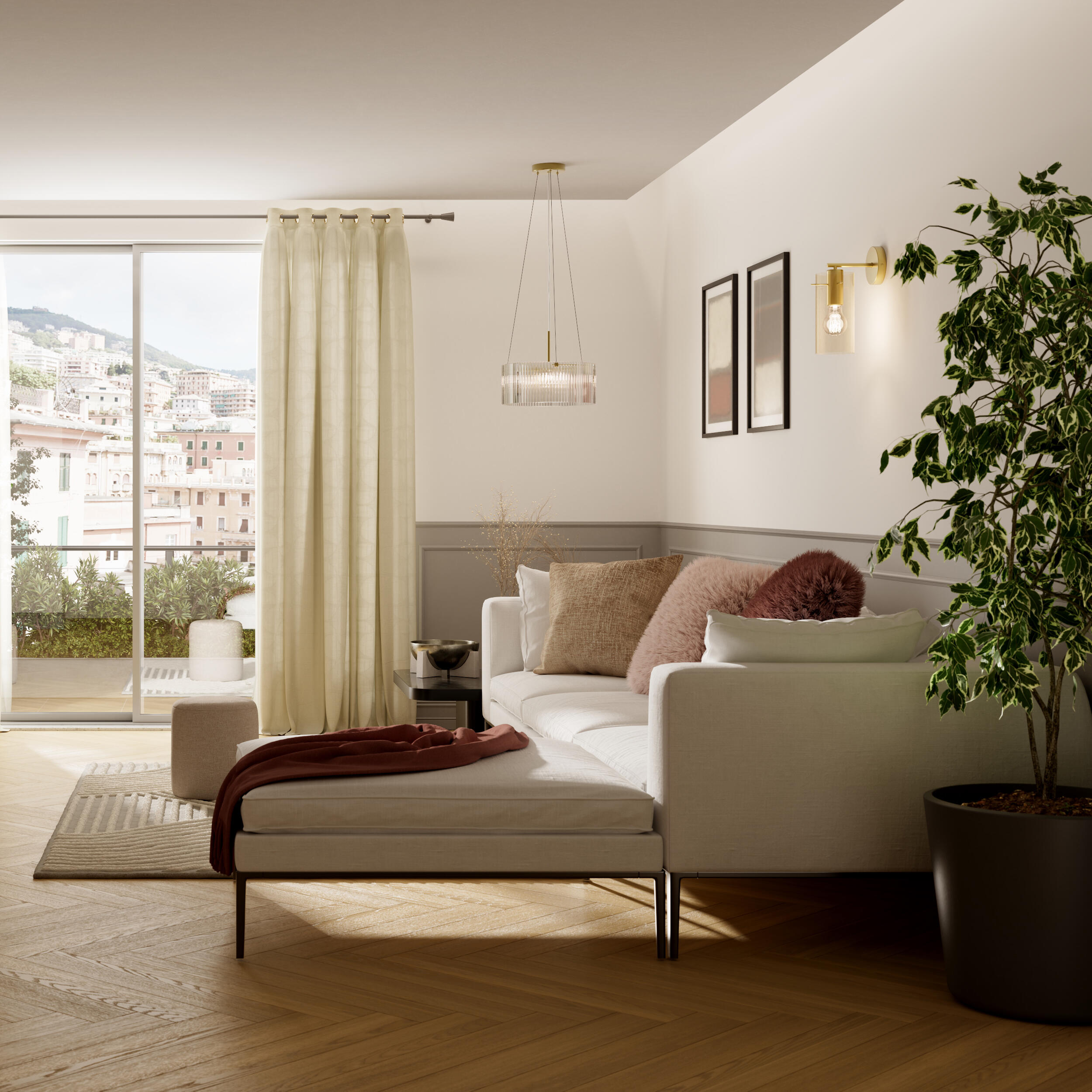 Almofada decorativa Dolma 45x45cm paper Inspire - 3