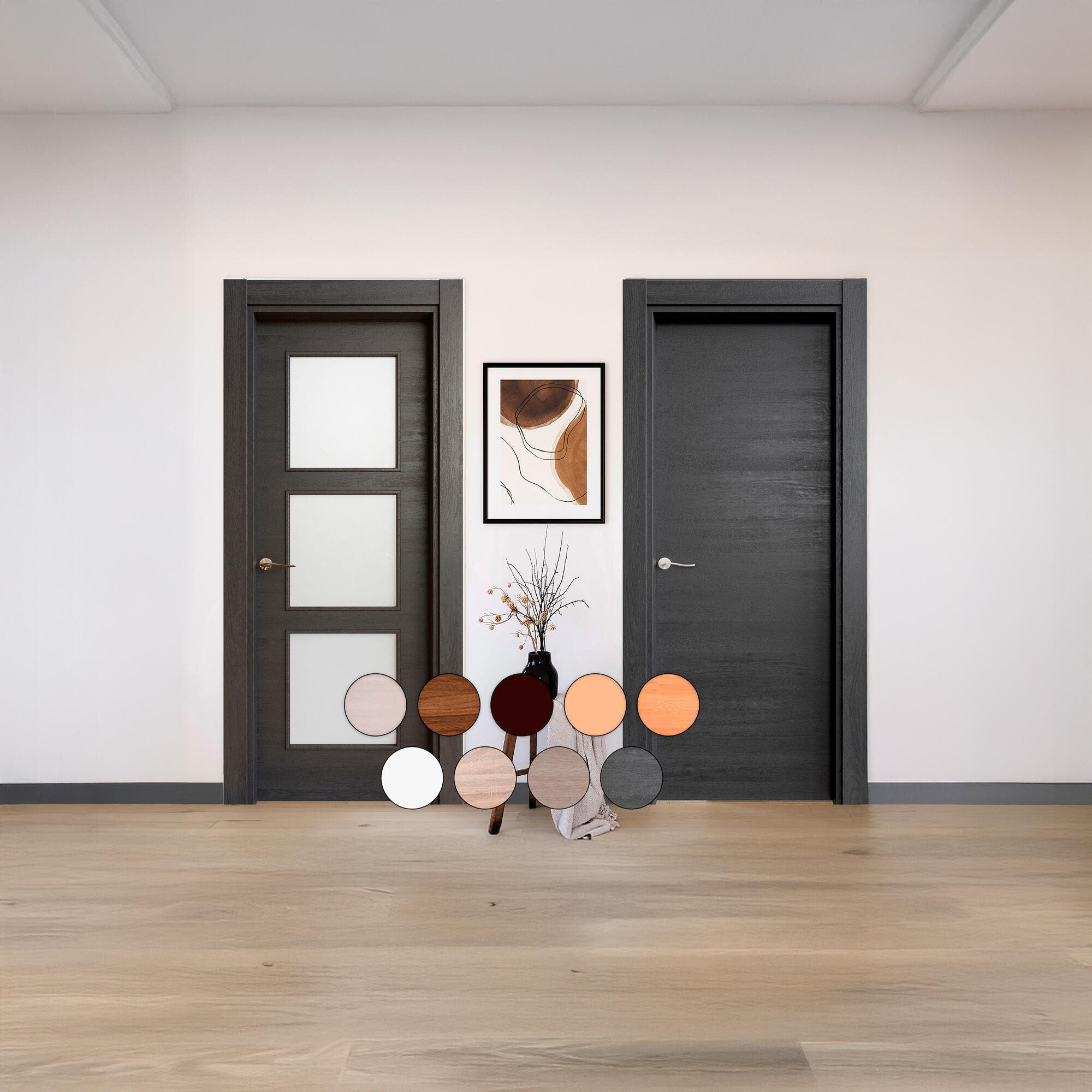 puertas de interior por colores