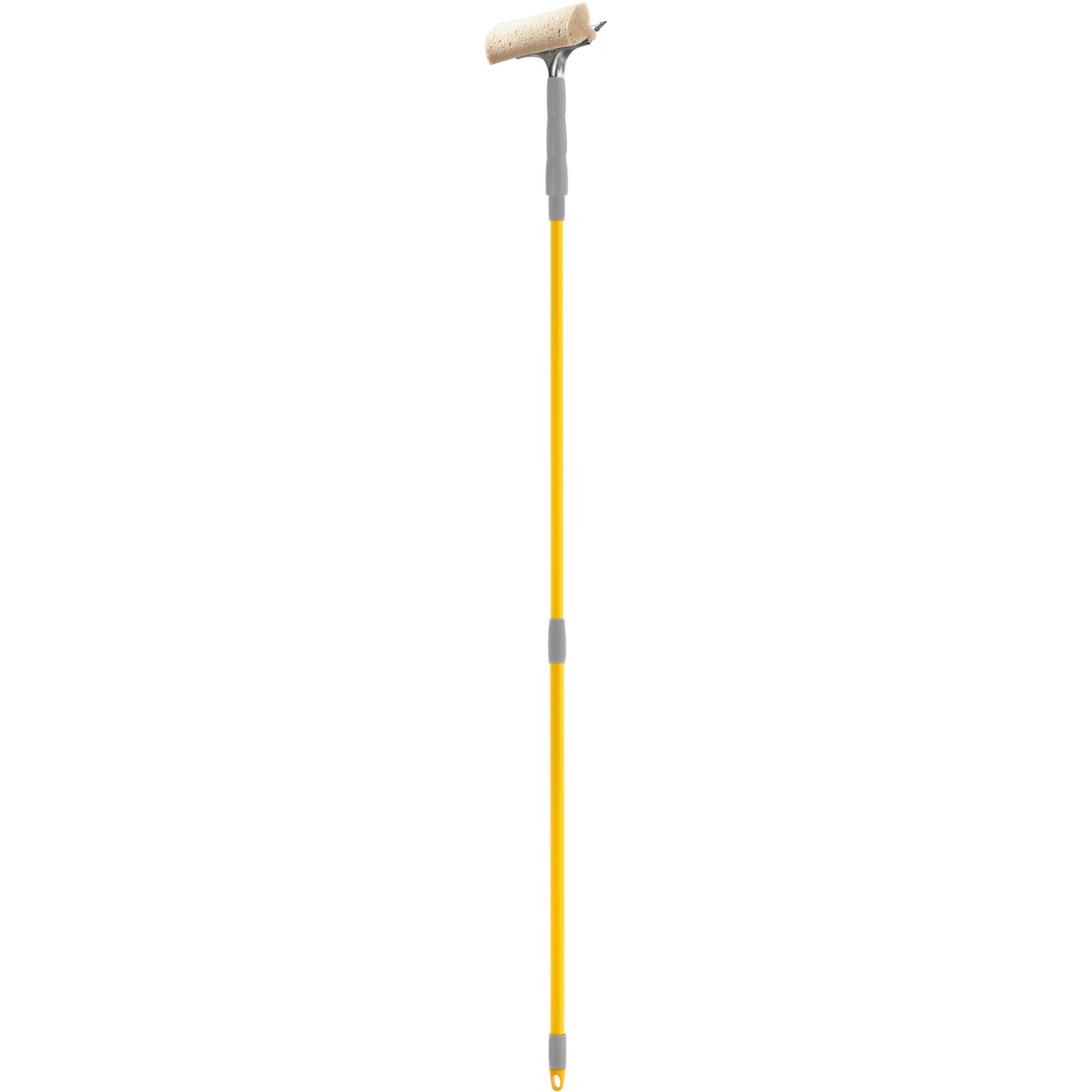 Racleta pentru geamuri, cu coada telescopica, 20cm, Squizzo