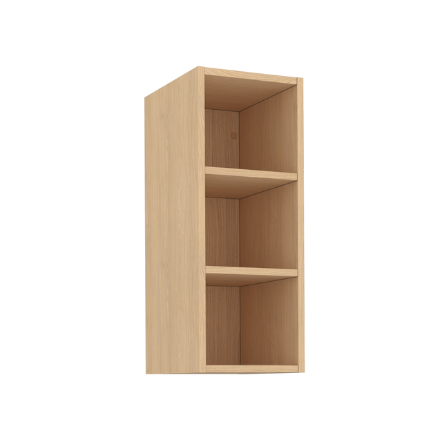 Módulo coluna estante aberta nicho efeito madeira 30x76,8x37 cm Delinia ID
