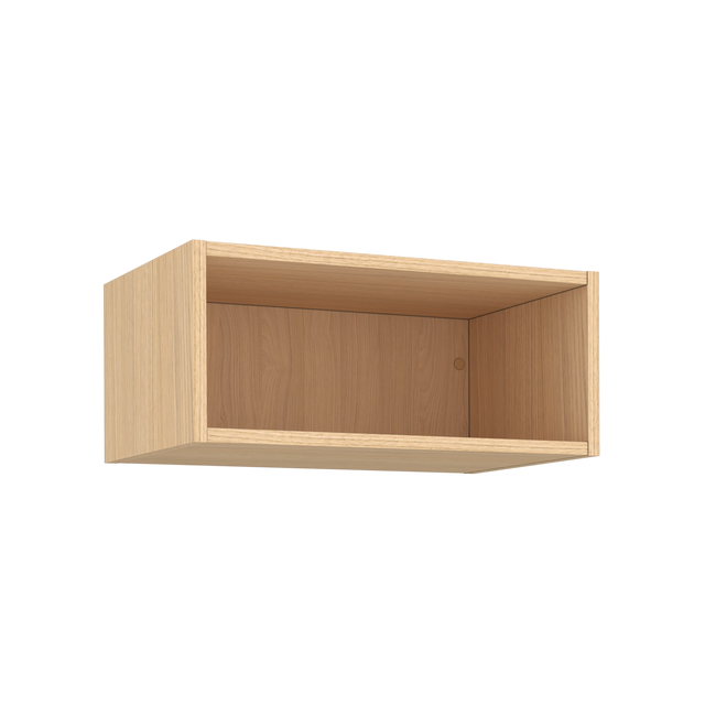 Módulo estante aberta nicho efeito madeira 60x25,6x37 cm Delinia ID
