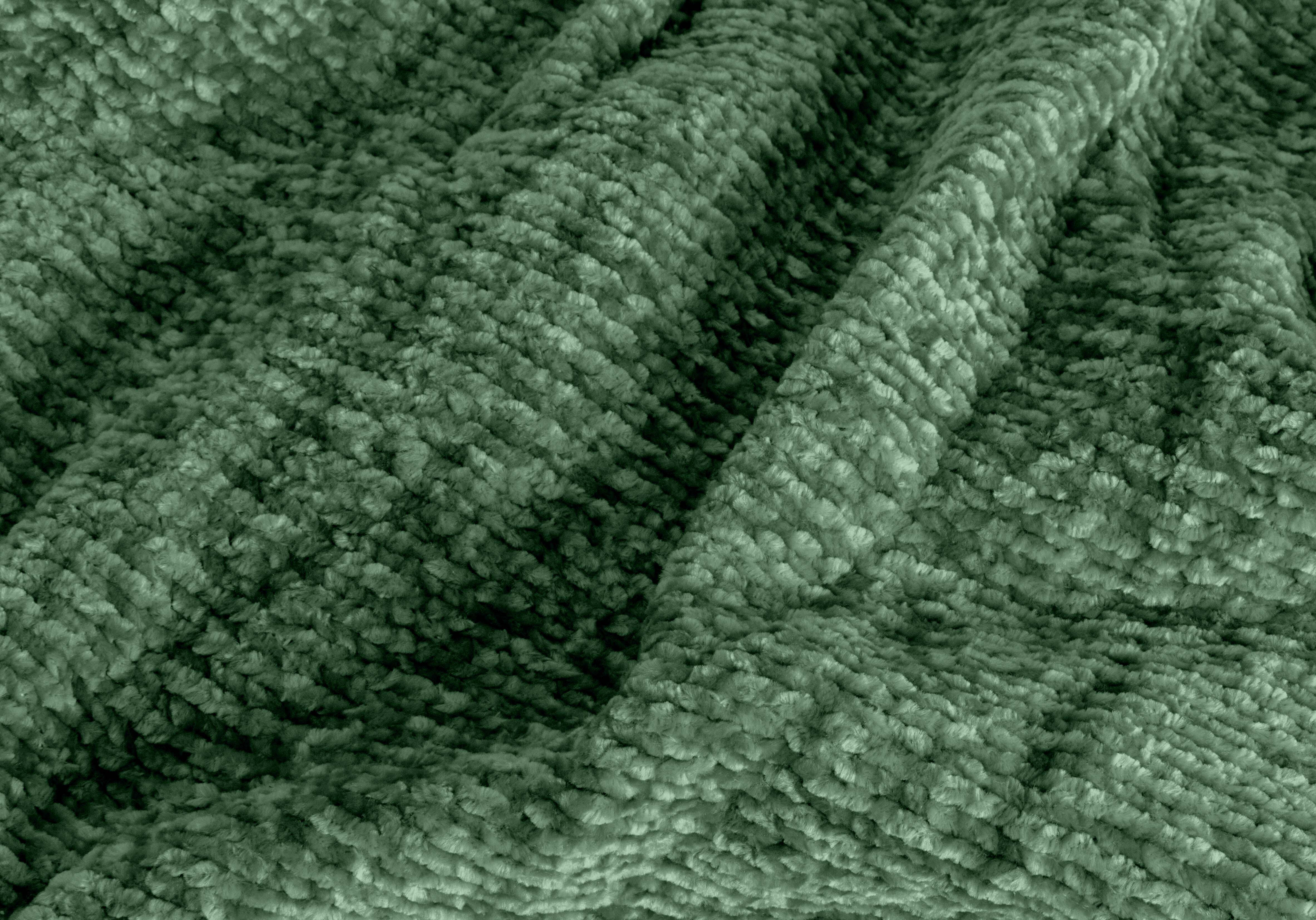 Plaid Chenille, vert l.130 x L.170 cm - 5