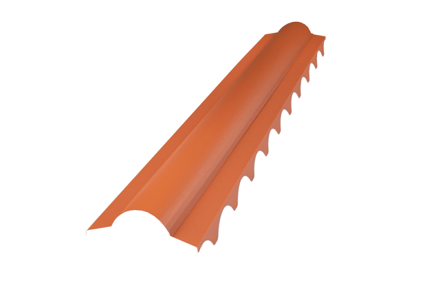 CUMBRERA IMITACIÓN TEJA DOBLE ROJO 2.07 M