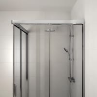 MAMPARA DE DUCHA ANGULAR CORREDERA GALA KLEVAN 80CM CROMO - 3