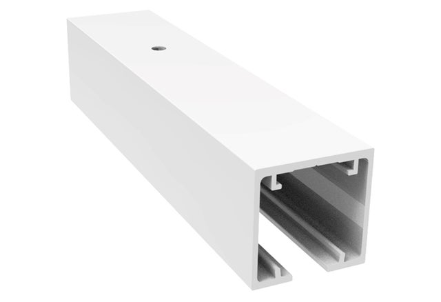 PERFIL SUPERIOR A TECHO PARA PUERTA CORREDERA BLANCO 2M