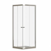 MAMPARA DE DUCHA RECTANGULAR CORREDERA CATANIA PRO 80X80CM CROMO - 3