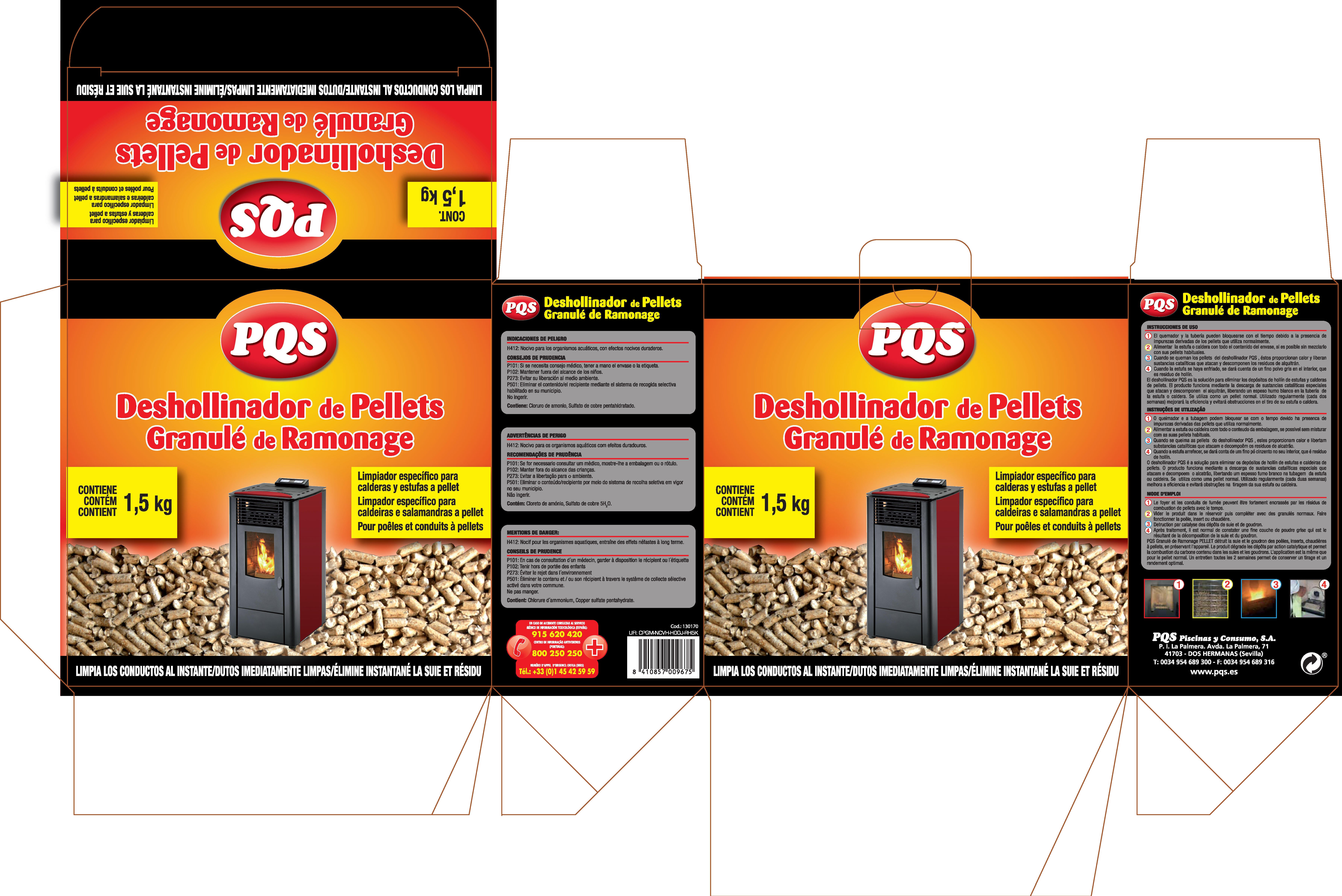 DESHOLLINADOR ESTUFA PELLET 1.5KG - 3