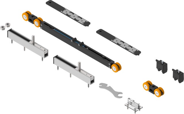 JUEGO ACCESORIOS PUERTA CORREDERA ENRASAR SF-RA P70 SOFTTOP DOBLE