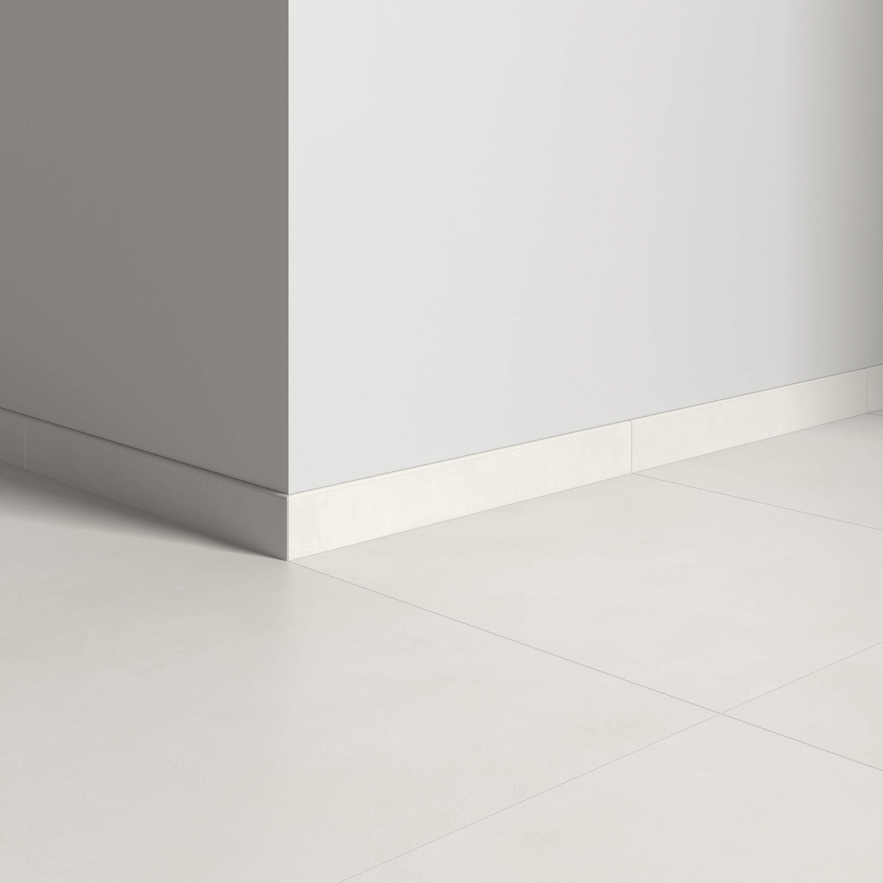 Lot de 2 plinthes olympia blanc 8 x L. 59.5 cm, Ep.9.5 mm - 2