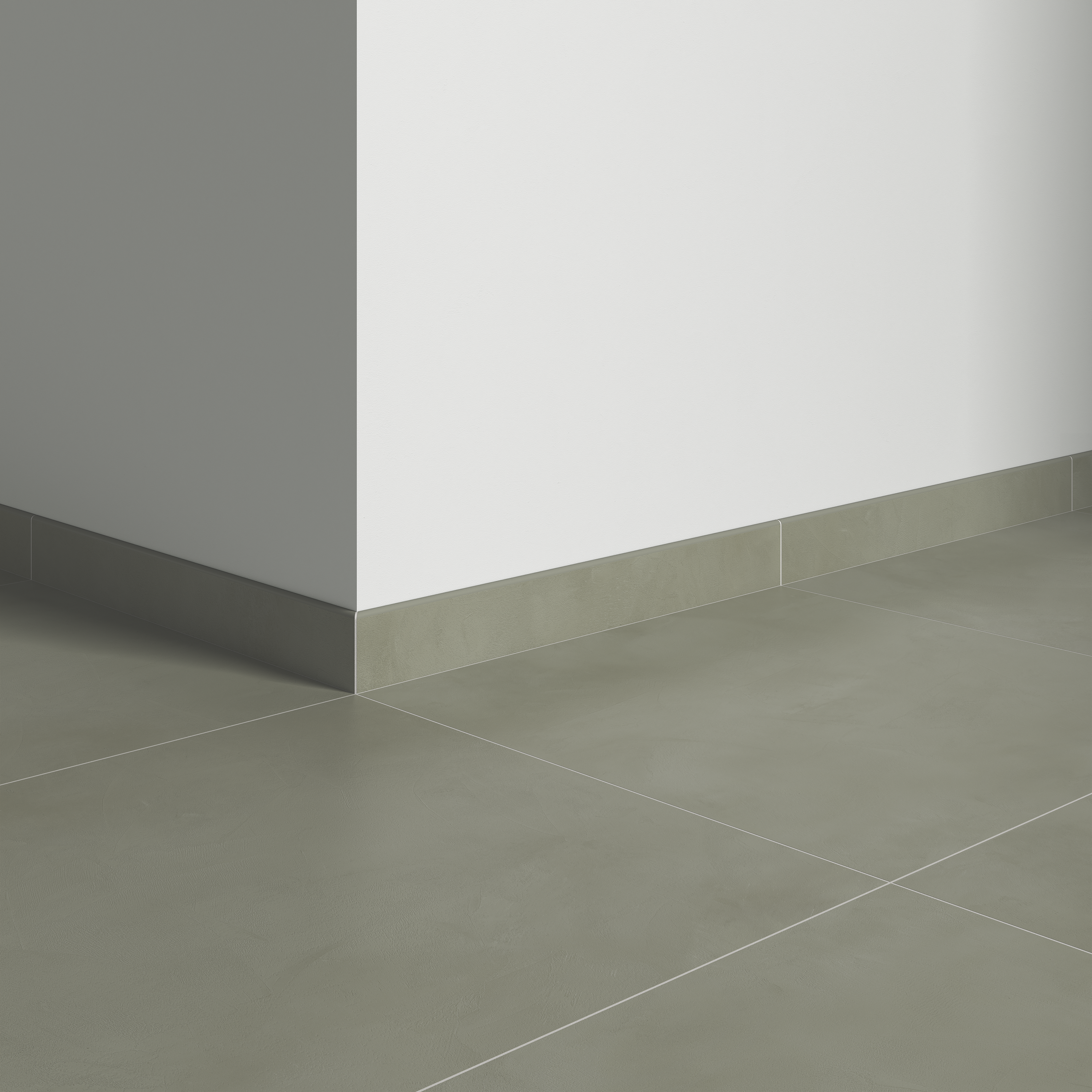 Lot de 2 plinthes olympia kaki 8xL. 59.5 cm, Ep.9.5 mm - 2