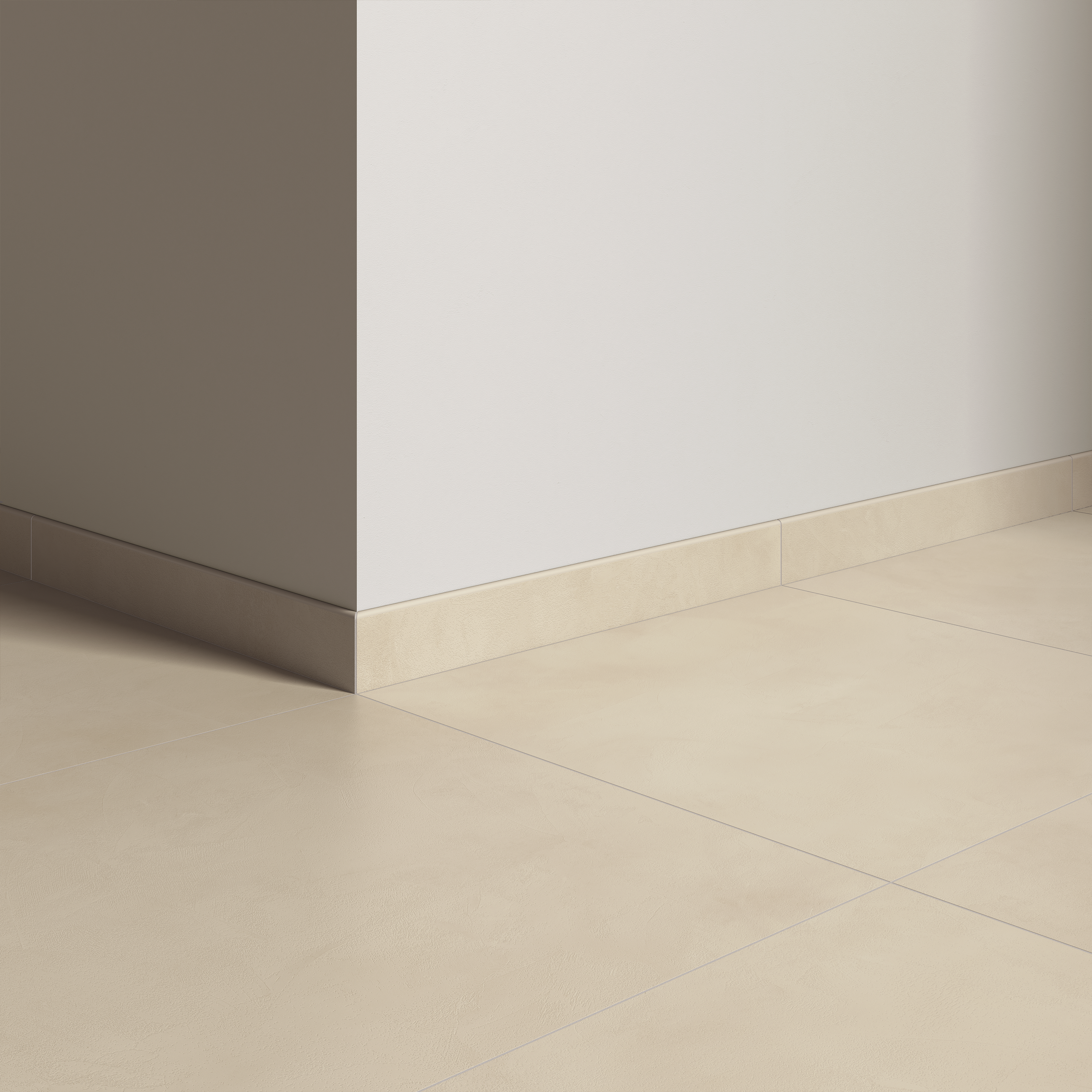 Lot de 2 plinthes olympia beige 8 x L. 59.5 cm, Ep.9.5 mm - 2