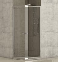 MAMPARA DE DUCHA RECTANGULAR CORREDERA CATANIA PRO 70X100CM CROMO - 1