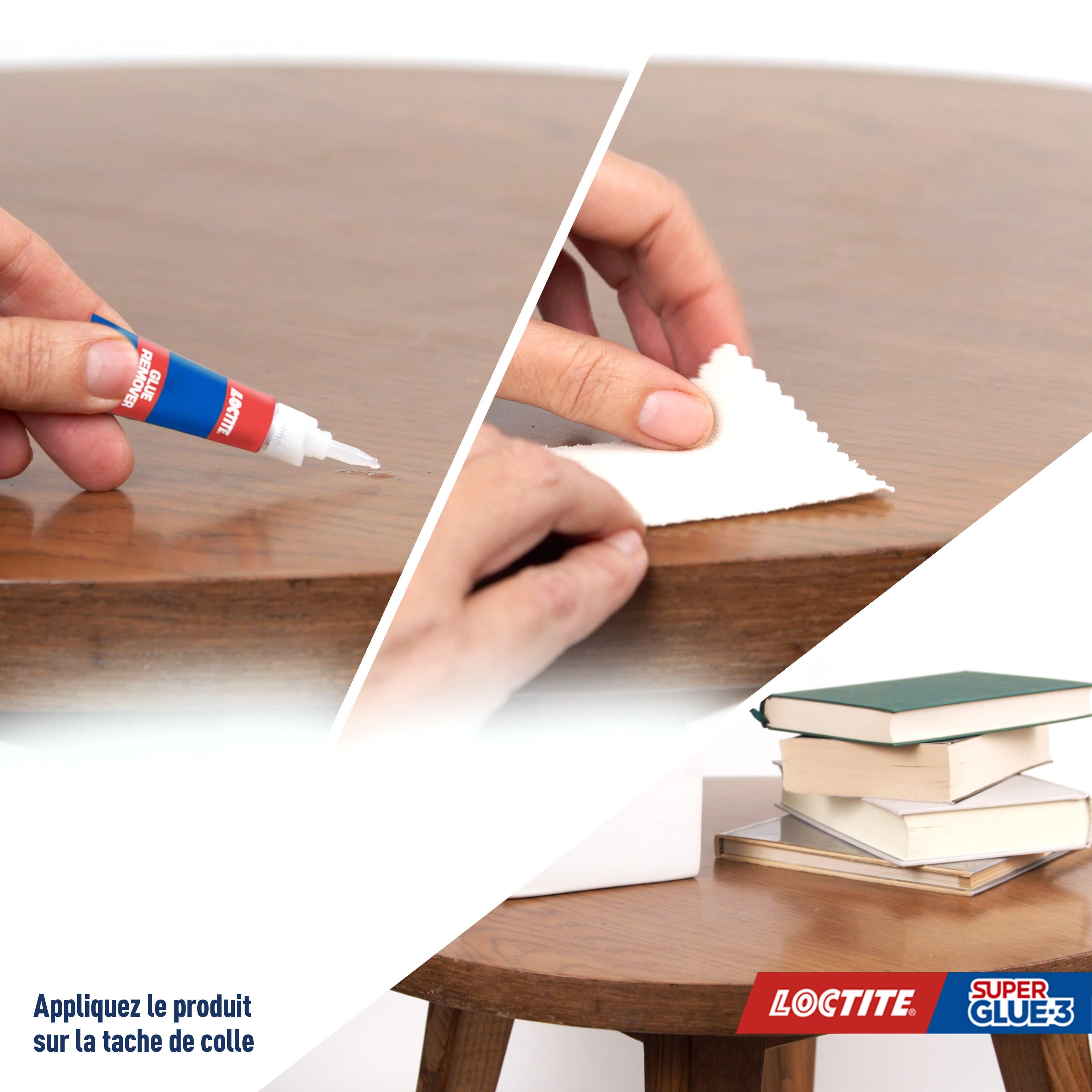 Colle d'assemblage gel cyanoacrylate Détache glue LOCTITE, 5 g transparent - 5