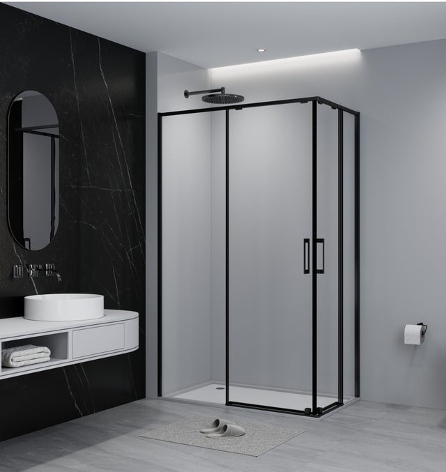 MAMPARA DE DUCHA RECTANGULAR TEKA INCA SLIM 70X90CM NEGRO