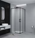 MAMPARA DE DUCHA CUADRADA TEKA INCA SLIM 80X80CM NEGRO - 1