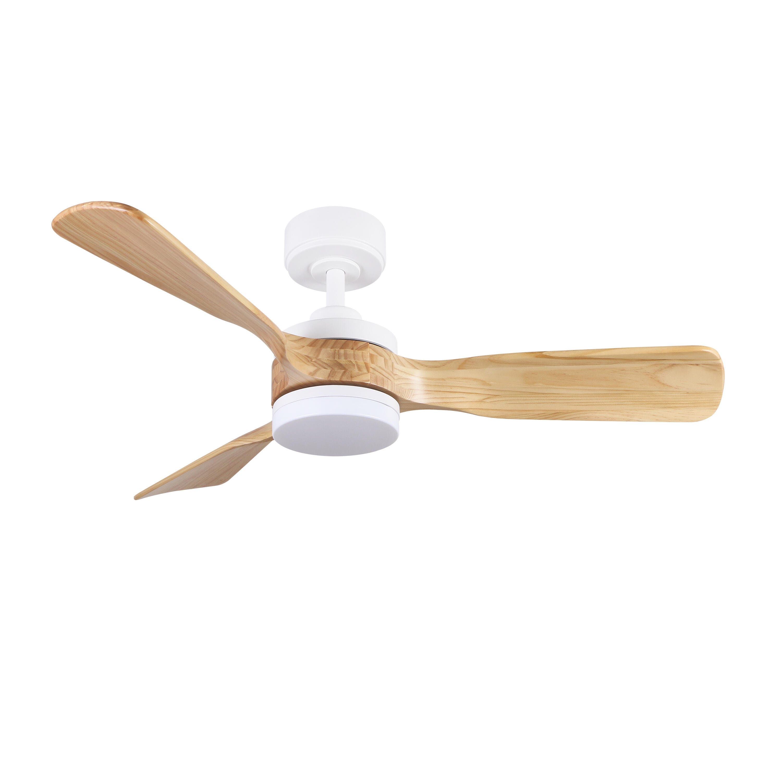 Ventilateur De Plafond LED Chris M 112 Cm INSPIRE Blanc Et Bois ventilateur-de-plafond-led-chris-m-112-cm-inspire-blanc-et-bois