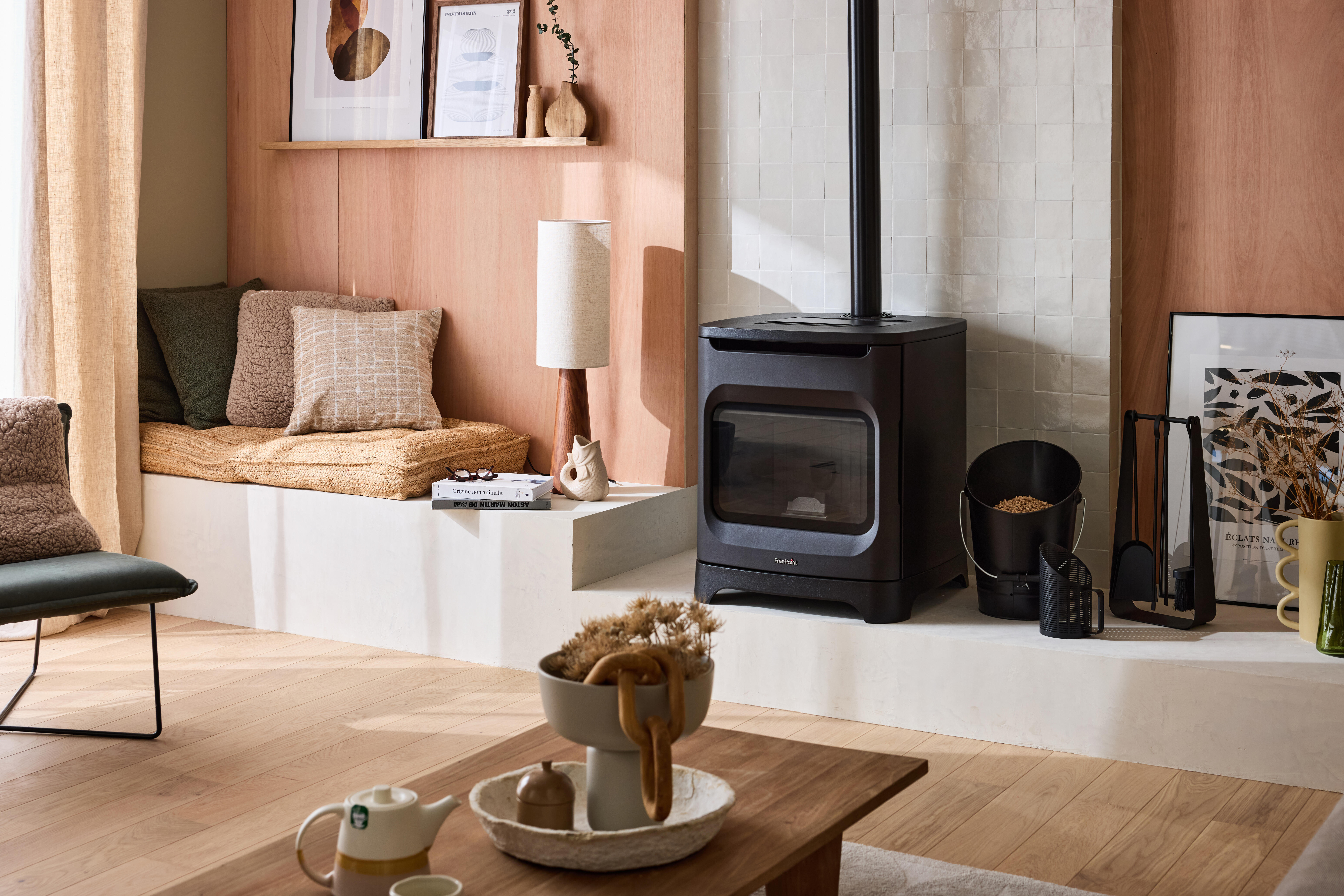 Poêle à granulés FREEPOINT 7023001 noir 6 kW - 5