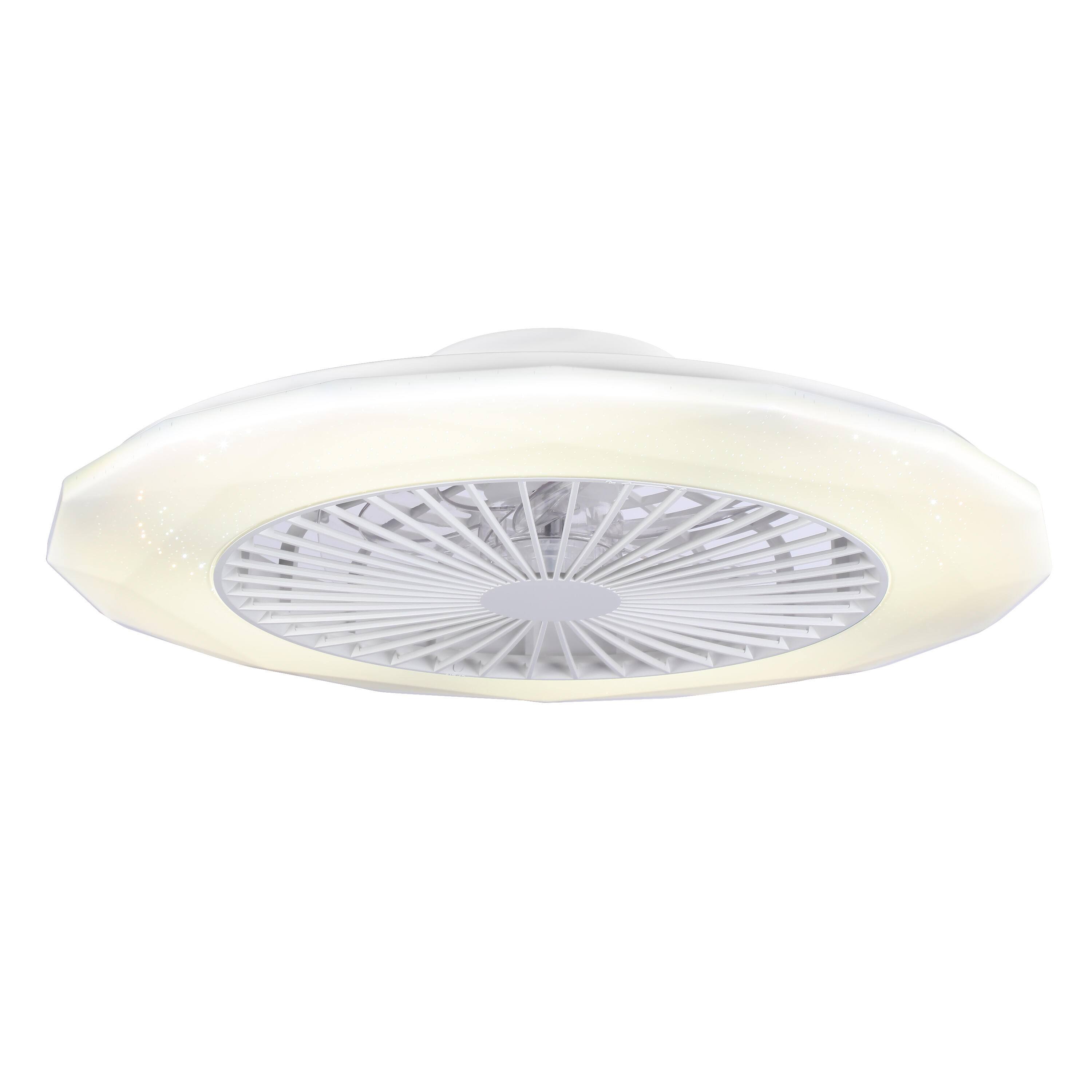 Lampowentylator Lilly LED 2700 lm barwa od ciepłej do zimnej 58 cm biały Inspire - 7