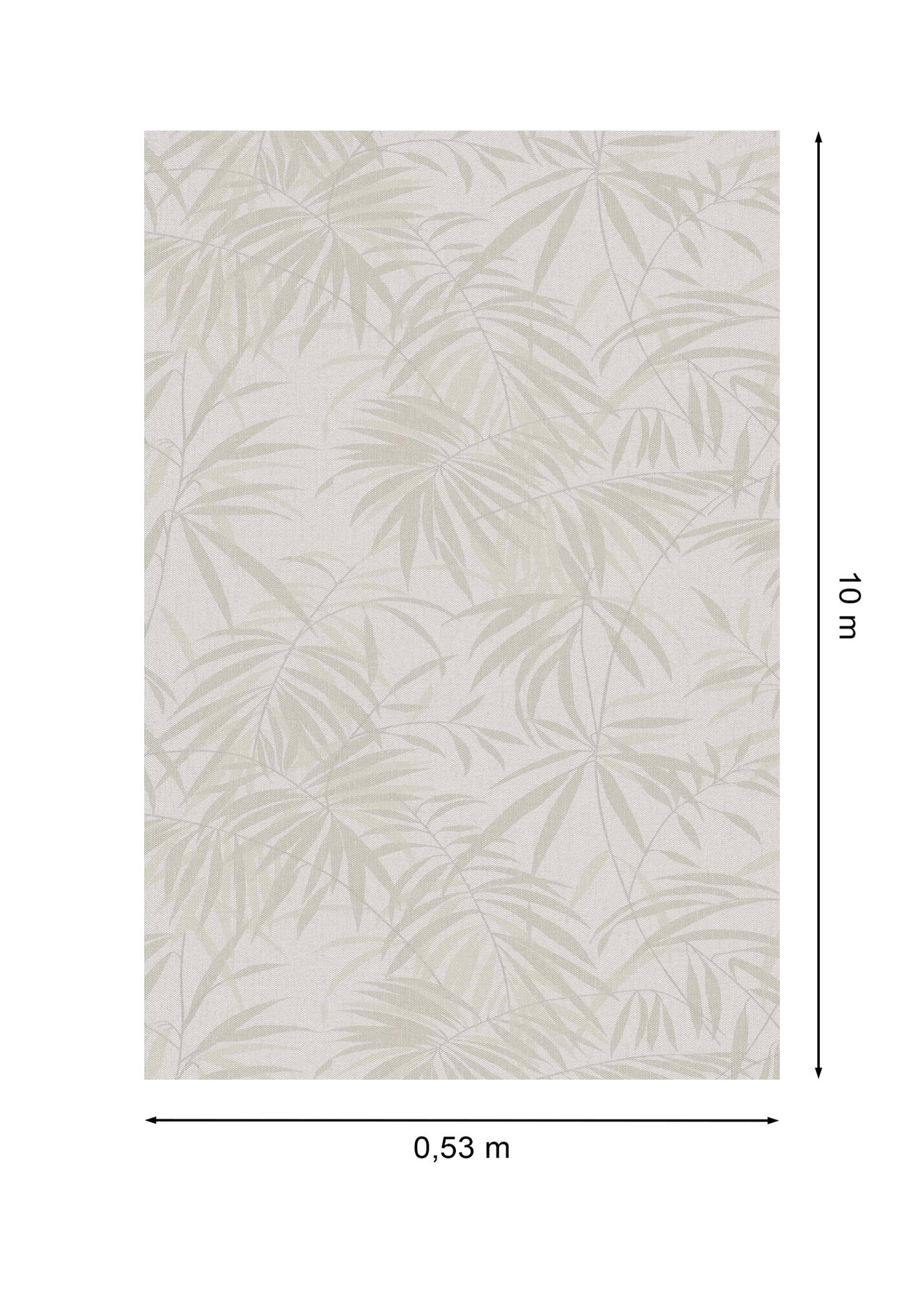 Papel pintado vinilo aplicación cola en pared Naturaleza Hojas 8212 beige  ERISMANN 53cmx10m lavable apto para cocinas o baños - 5