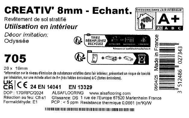 Echantillon sol stratifié CREATIV ODYSSEE - 2