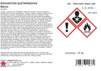PINTURA QUITAMANCHAS AL DISOLVENTE ROCHA 25KG BLANCO - 3