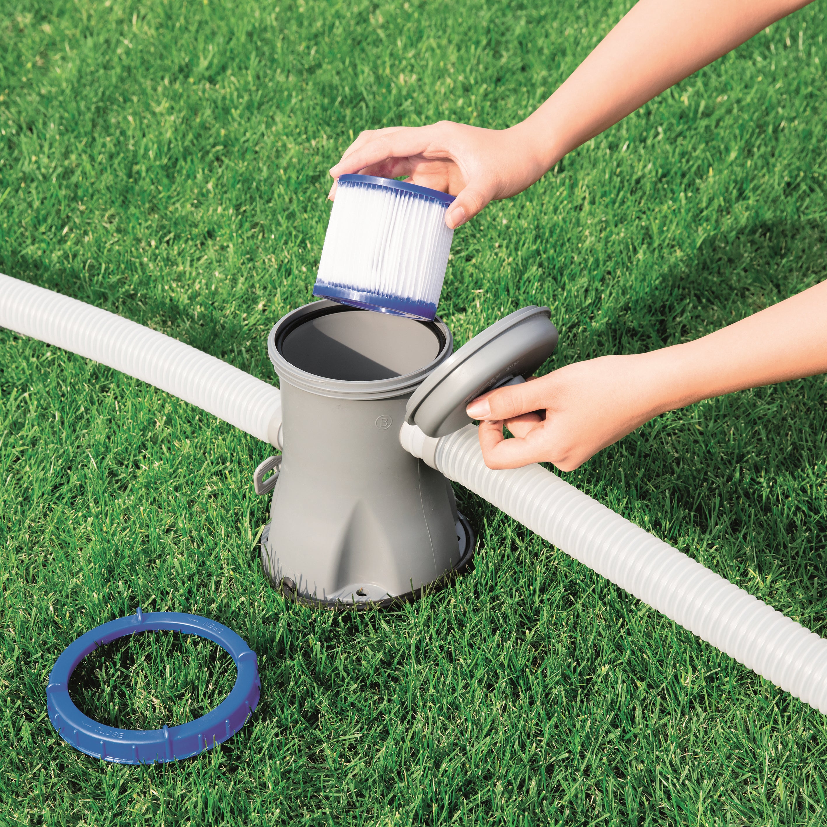 Cartuccia per filtro a cartuccia per pompe da piscina e spa in pvc BESTWAY - 8