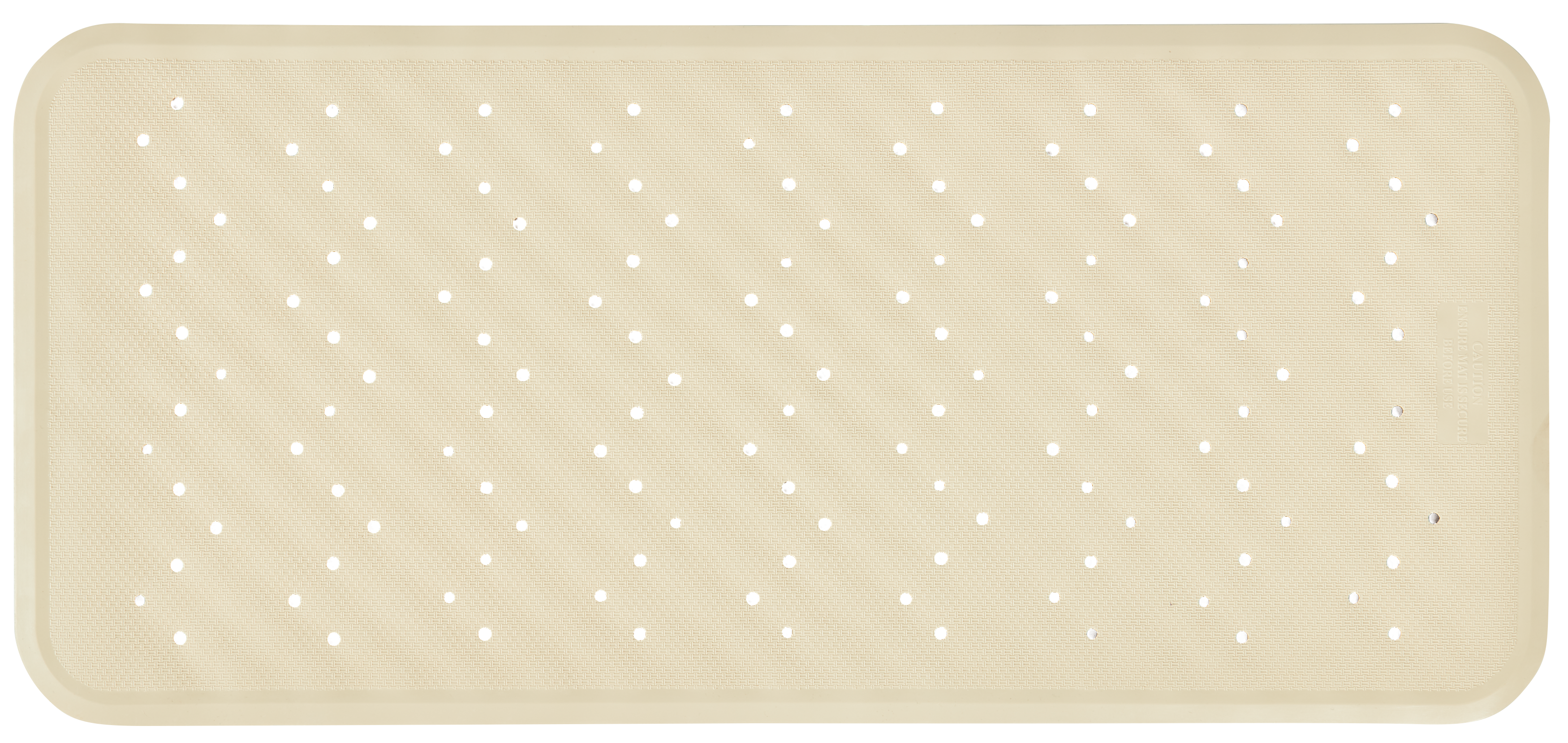 Mata antypoślizgowa do wanny i prysznica Kaszmir beżowa 74x34 Sealskin