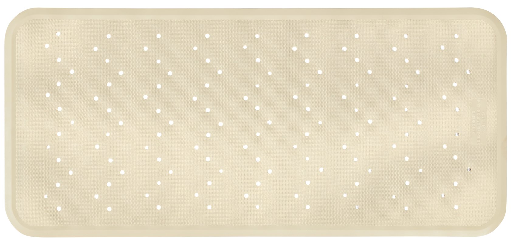 Mata antypoślizgowa do wanny i prysznica Kaszmir beżowa 74x34 Sealskin