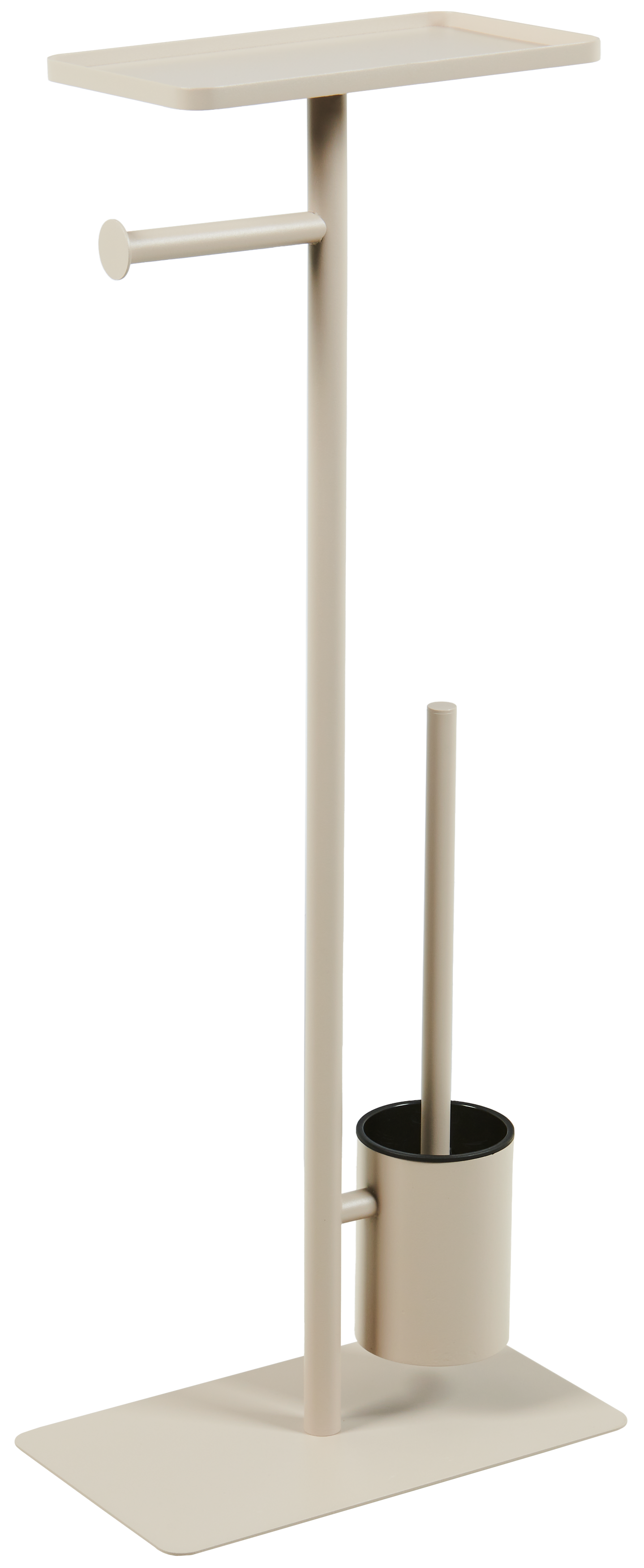 Stojak na papier toaletowy i szczotkę WC 76 cm beżowy Sealskin