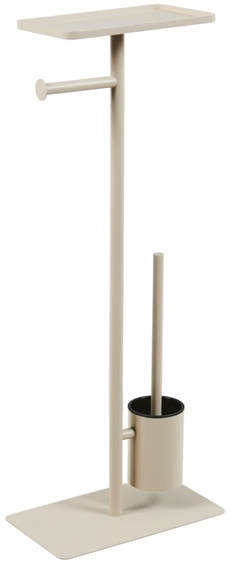 Stojak na papier toaletowy i szczotkę WC 76 cm beżowy Sealskin