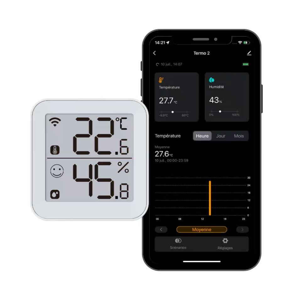 Thermomètre et hygromètre d'intérieur Konyks, avec wifi - 5