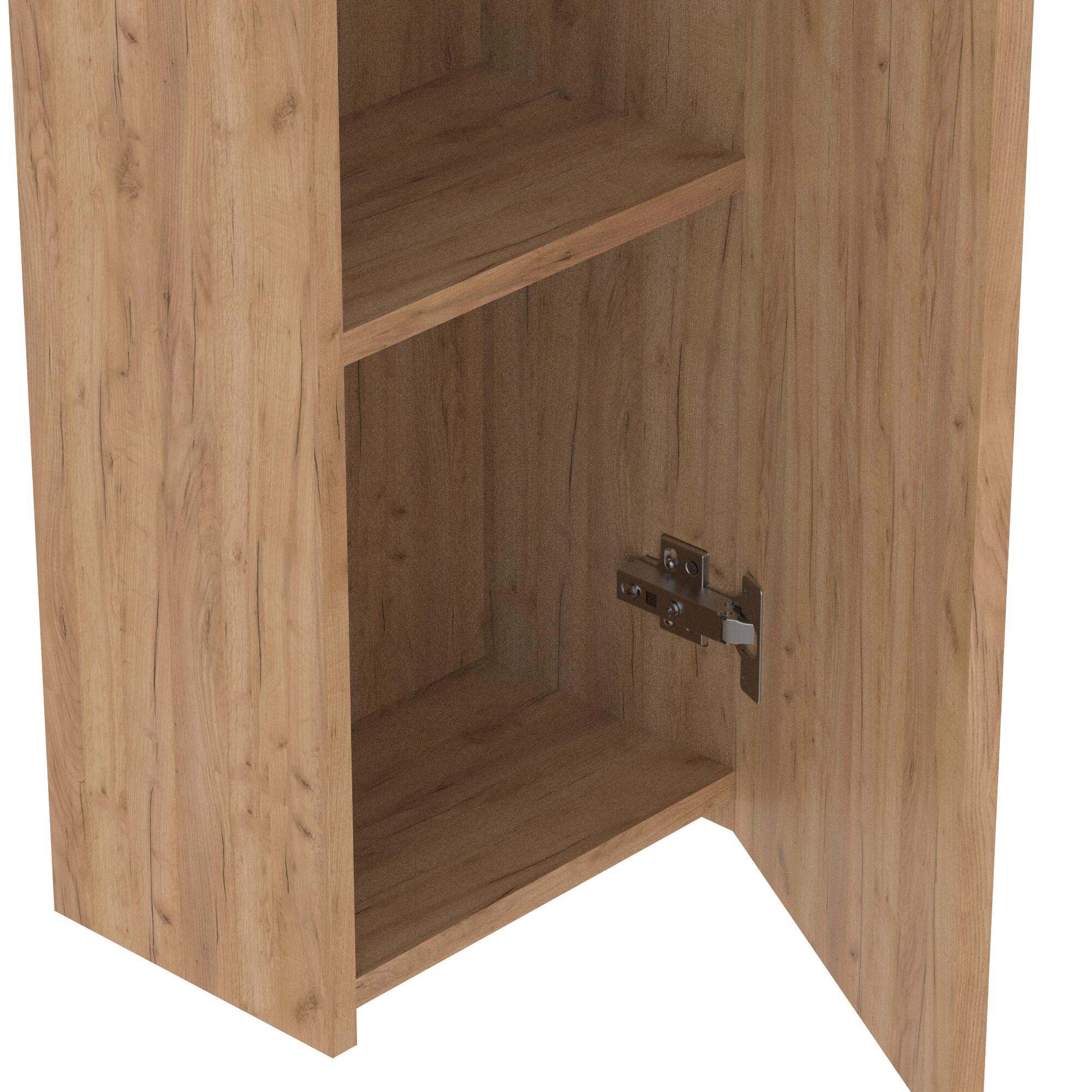 ARMARIO PARED BAÑO BOSTON ROBLE 30X69X21CM - 7