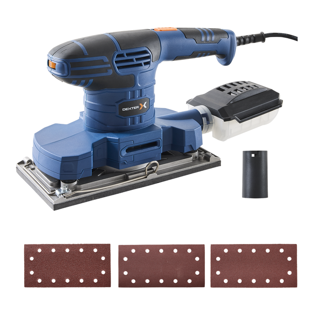 Ponceuse vibrante filaire DEXTER, 330 W