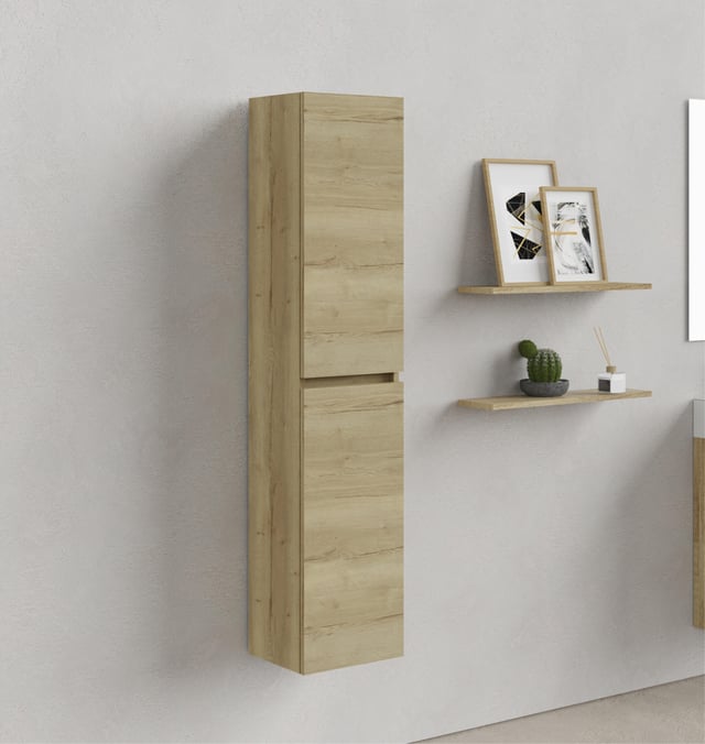 COLUMNA DE BAÑO MAYA ROBLE 30X140X25CM