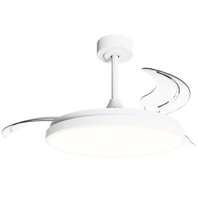 Ventilateur de plafond LED, Torrent M, 106 cm, INSPIRE, blanc