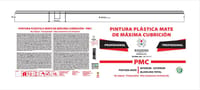 PINTURA PLASTICA BLANCA MATE 15L MAXIMA CUBRICION - 4