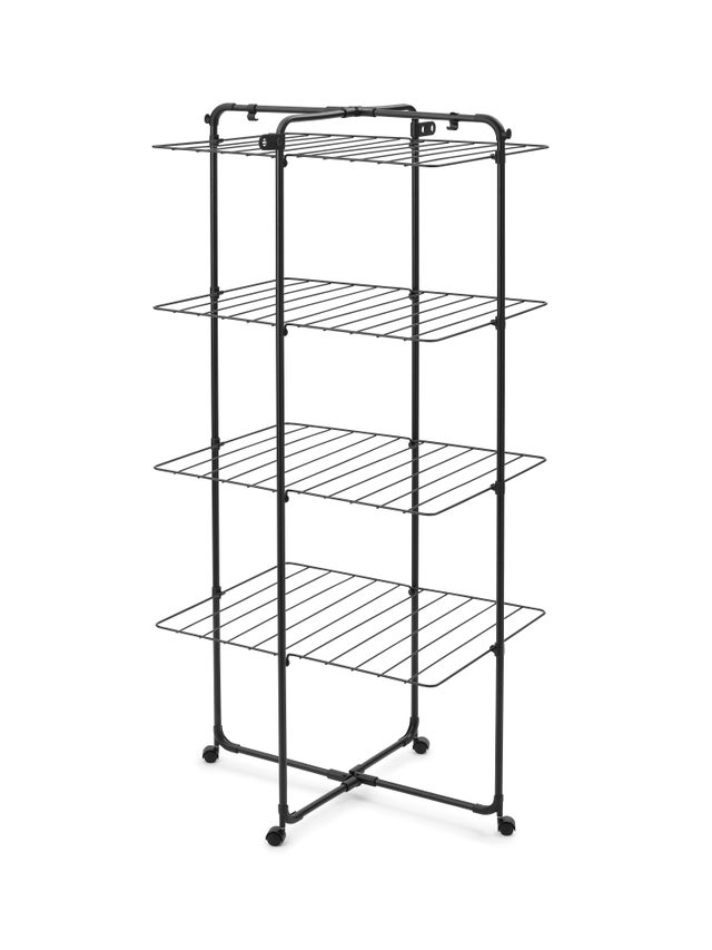 Etendoir à linge sur pieds noir BRABANTIA