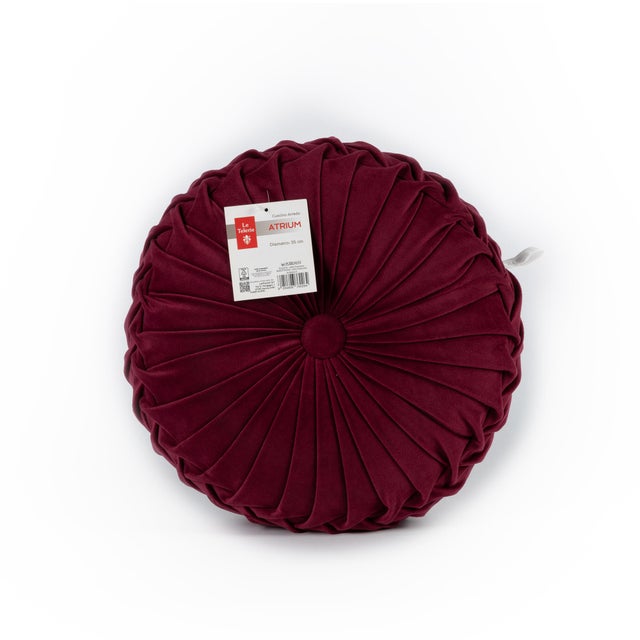 Cuscino Alea bordeaux Ø 38 cm
