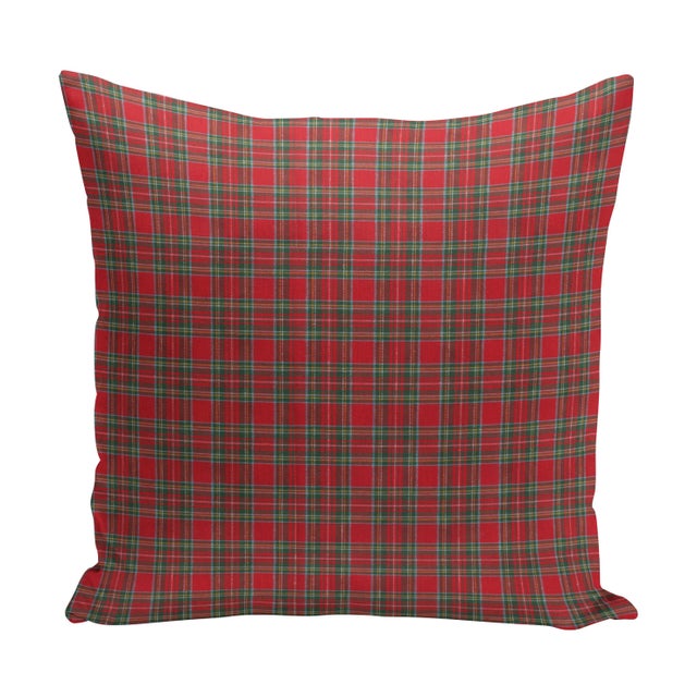 Cuscino Scozzese Tartan rosso 40 x 40 cm