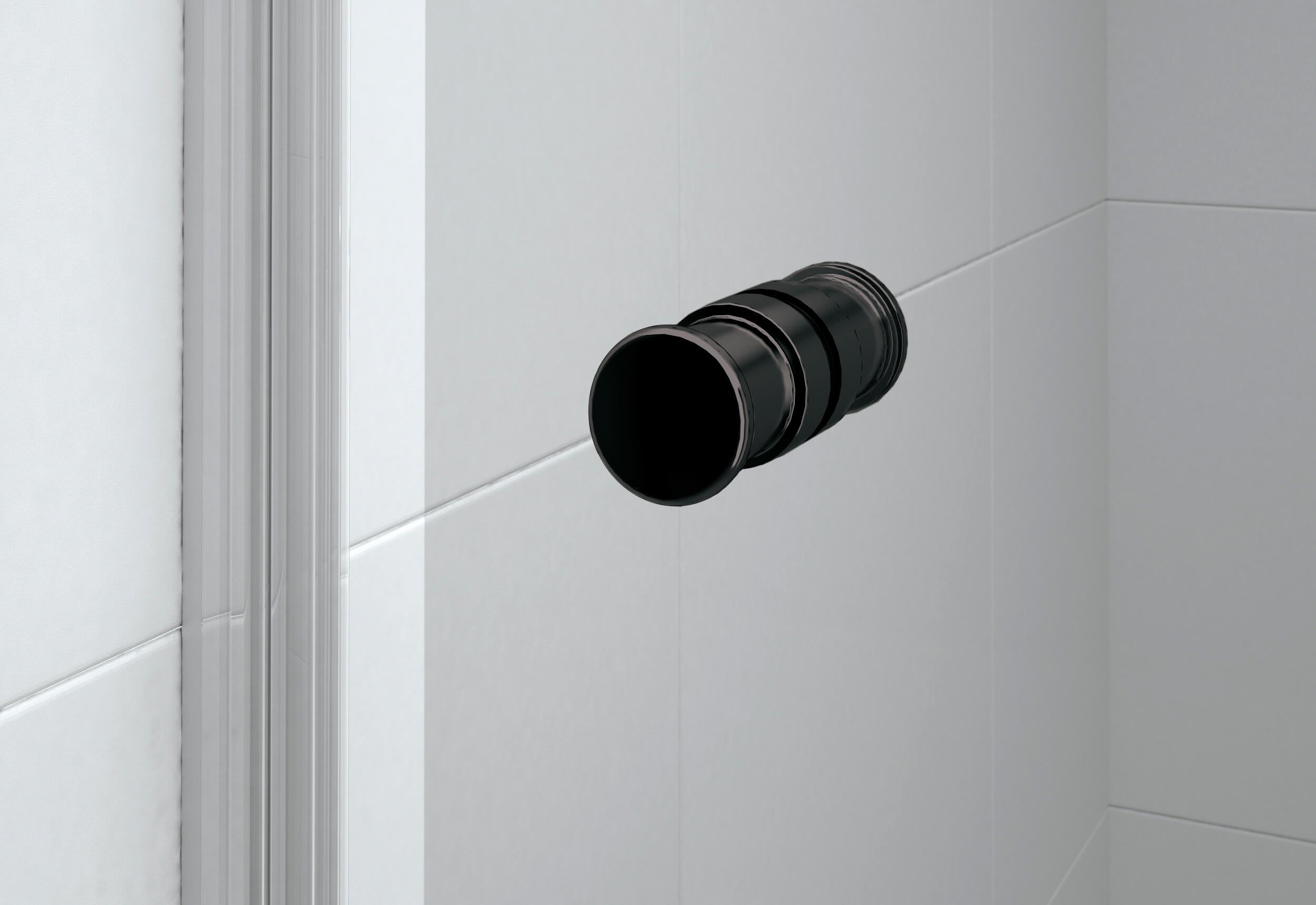 MAMPARA DE DUCHA FRONTAL CORREDERA DUSCHOLUX D0 PRO 130X200CM NEGRO - 6