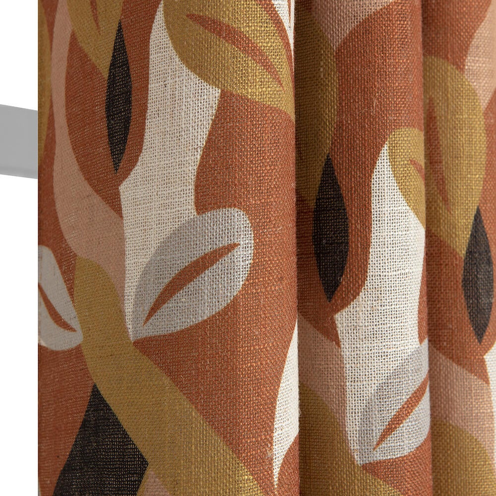 Cortinado fita e/ou presilha Victorine 140x280cm multicor - 7