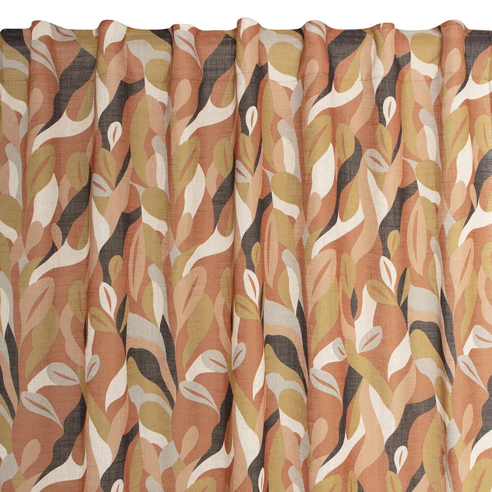 Cortinado fita e/ou presilha Victorine 140x280cm multicor - 9