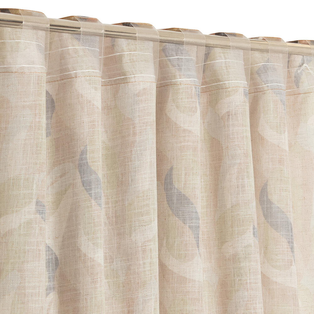 Cortinado fita e/ou presilha Victorine 140x280cm multicor - 5