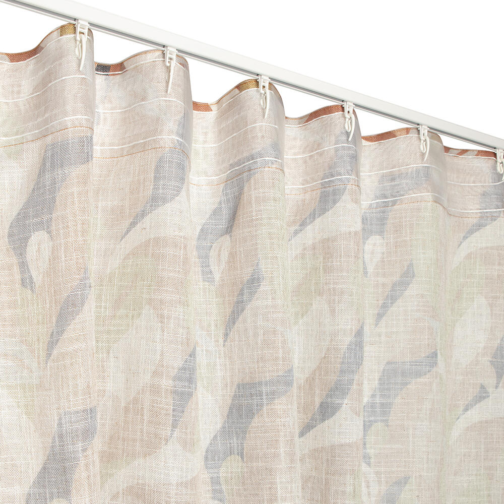 Cortinado fita e/ou presilha Victorine 140x280cm multicor - 4