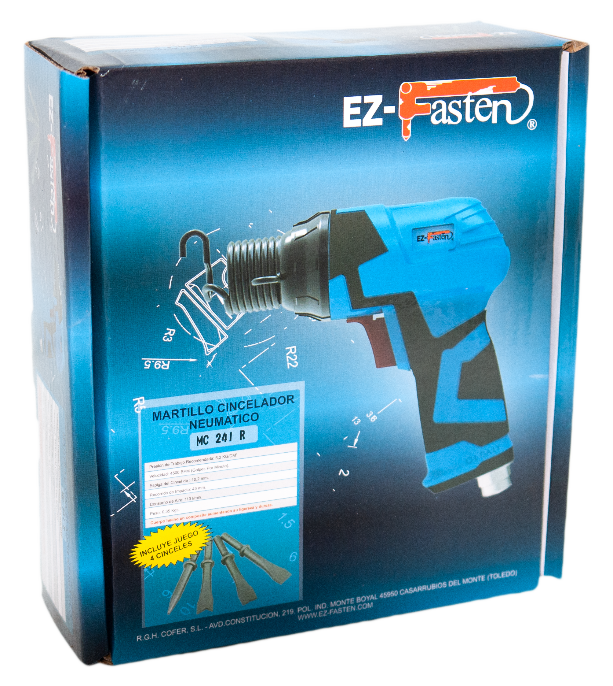 CINCELADORA NEUMÁTICA FASTEN MC-241-R F - 2