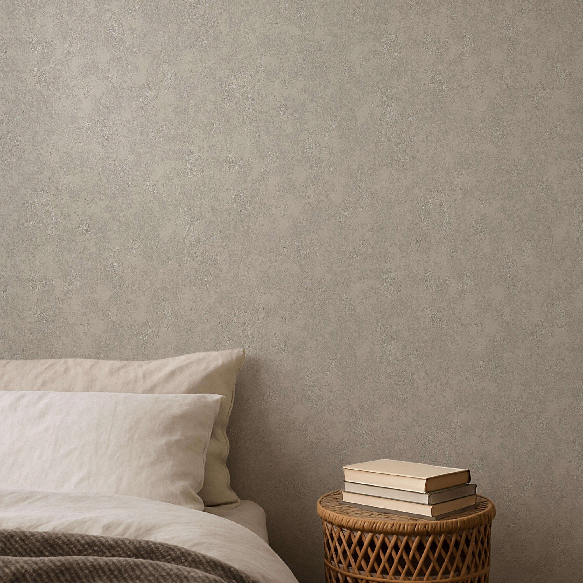 Papel pintado vinilo aplicación cola en pared imitación material materiales 21 utility gris rasch 53cmx10.05m lavable