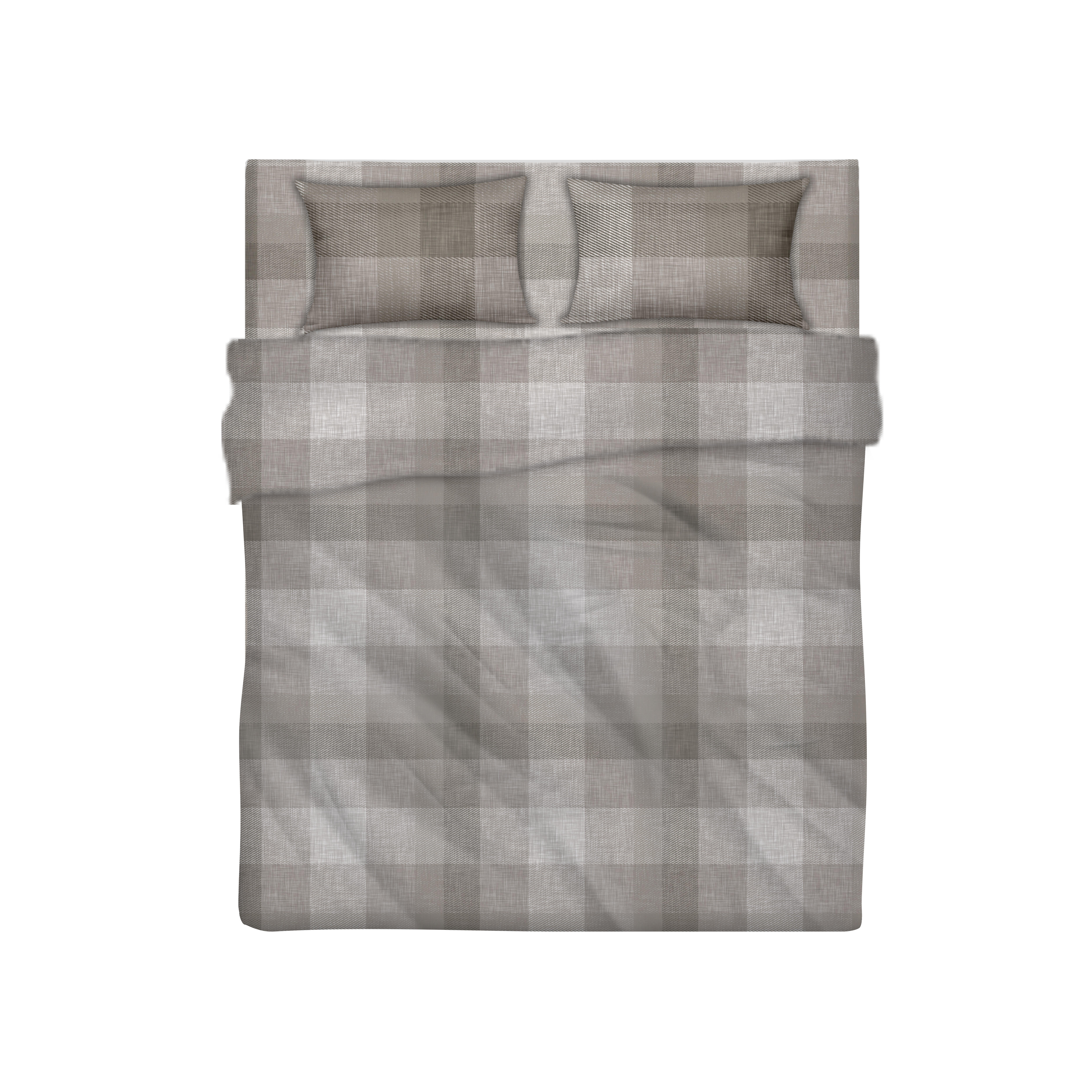 Set di lenzuola matrimoniali ComfyHome beige in cotone - 2