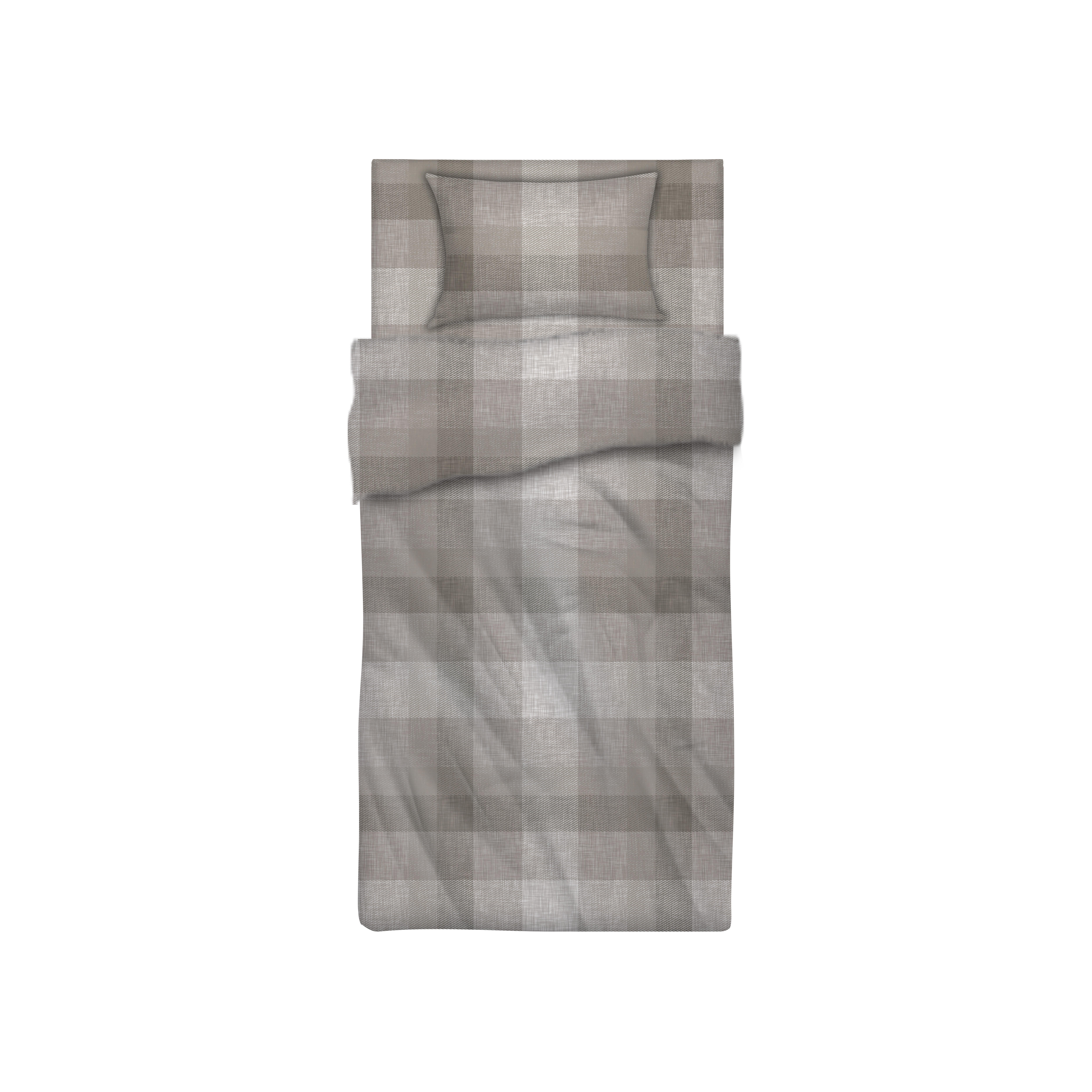 Set di lenzuola singolo ComfyHome beige in cotone - 2