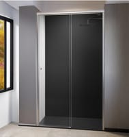 MAMPARA DE DUCHA FRONTAL CORREDERA DUSCHOLUX D0 PRO 150X200CM CROMO - 2